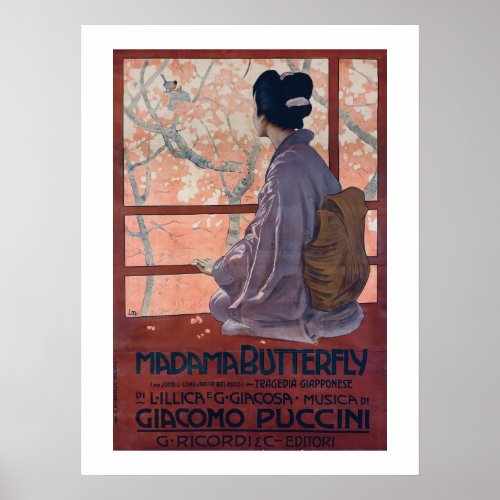 Madama Butterfly Vintage poster 1904