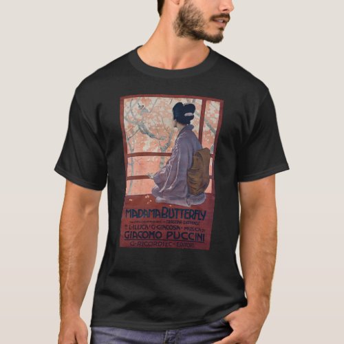 Madama Butterfly Vintage poster 1904 T_Shirt