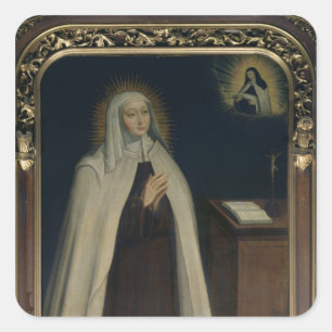 Madame Acarie  known as Marie de l'Incarnation Square Sticker