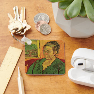 Madame Augustine Roulin by Vincent van Gogh Keychain