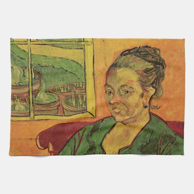 Madame Augustine Roulin by Vincent van Gogh Kitchen Towel (Horizontal)