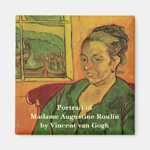 Madame Augustine Roulin by Vincent van Gogh Magnet