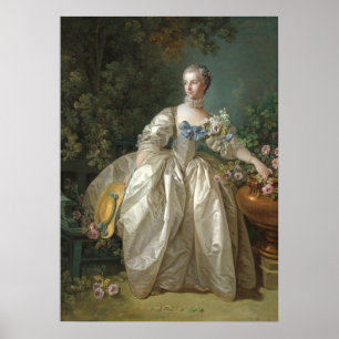 Madame Bergeret - François Boucher Fine Art Poster