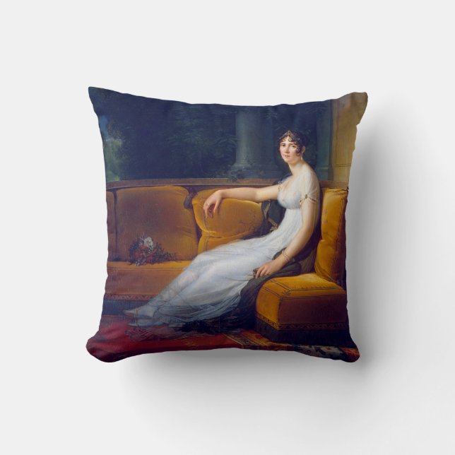 Madame Bonaparte (Josephine) Throw Pillow (Front)