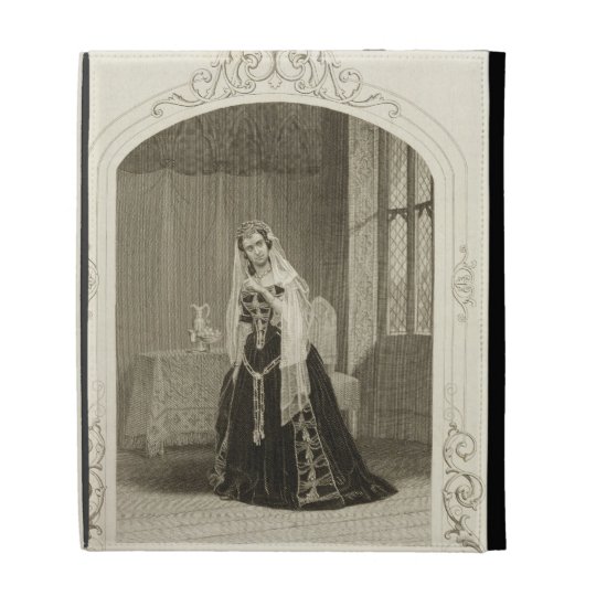 Madame Celeste as the Princess Katherine, Act V Sc iPad Folio Cases