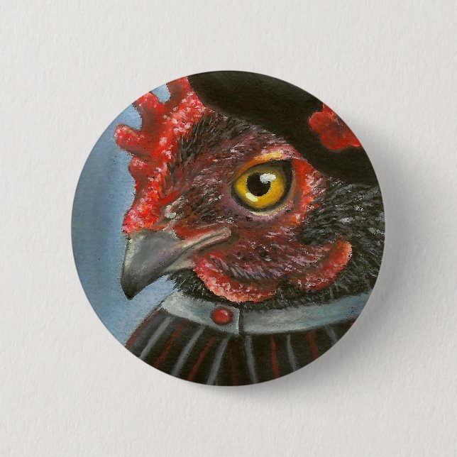 Madame Coco Pinback Button (Front)