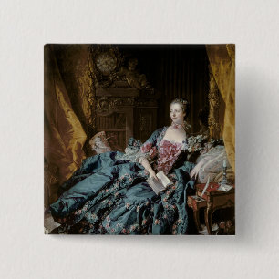 Madame de Pompadour, 1756 Button