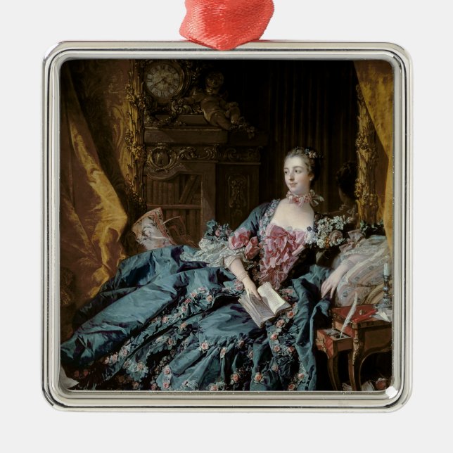 Madame de Pompadour, 1756 Metal Ornament (Front)