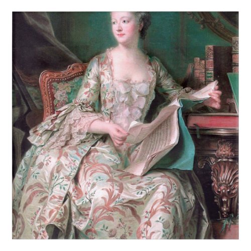 Madame De Pompadour Acrylic Print