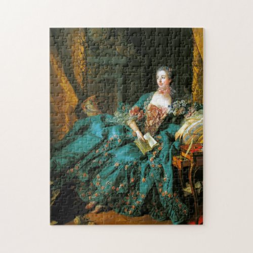 Madame de Pompadour by Francois Boucher  Jigsaw Puzzle