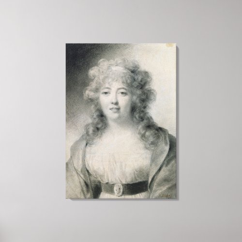 Madame de Stael  1810 Canvas Print