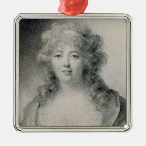 Madame de Stael  1810 Metal Ornament