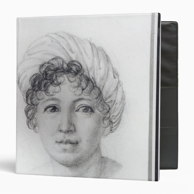 Madame de Stael 3 Ring Binder (Front/Inside)