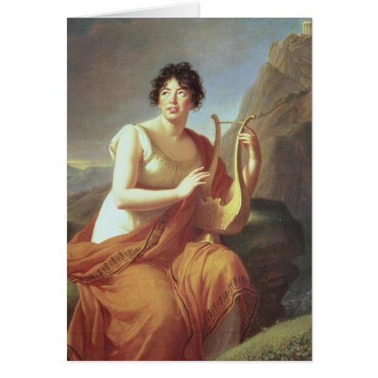 Madame de Stael as Corinne, 1809 (Front)