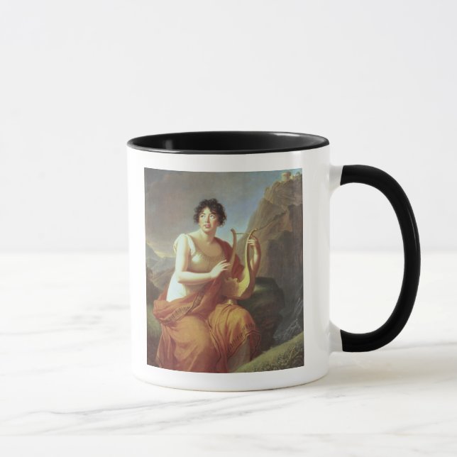 Madame de Stael as Corinne, 1809 Mug (Right)