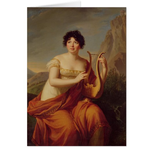Madame de Stael as Corinne Cards (Front)