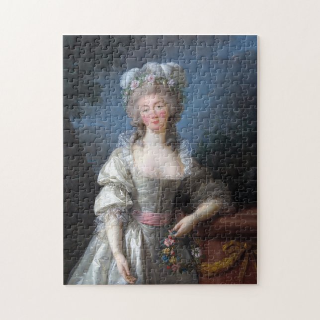 Madame du Barry 1782 by Elisabeth Brun Jigsaw Puzzle (Vertical)
