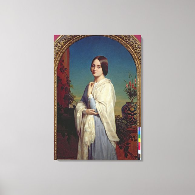 Madame Edouard Dubufe  1842 Canvas Print (Front)