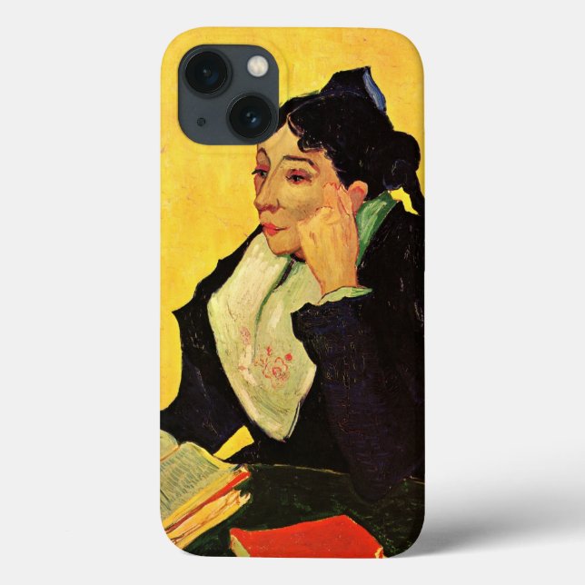 Madame Ginoux with Books by Vincent van Gogh Case-Mate iPhone Case (Back)