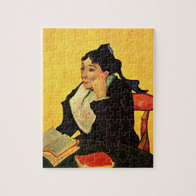 Madame Ginoux with Books by Vincent van Gogh Jigsaw Puzzle (Vertical)