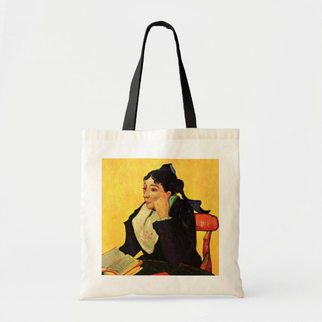 Madame Ginoux with Books by Vincent van Gogh Tote Bag (Front)