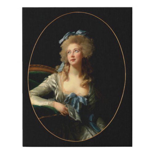 Madame Grand by by Elisabeth Louise Vige Le Brun Faux Canvas Print