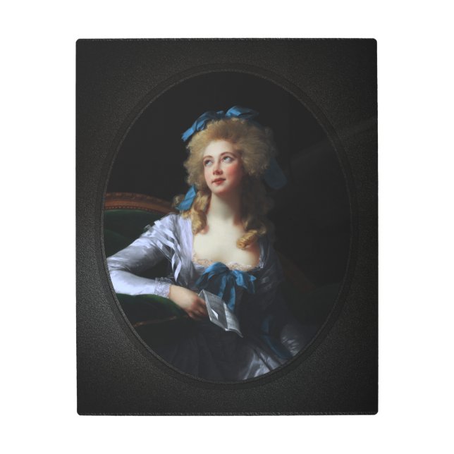Madame Grand by Elisabeth Louise Vigee Le Brun Metal Print (Front)