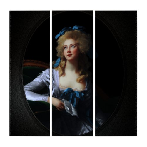 Madame Grand by Elisabeth Louise Vigee Le Brun Triptych