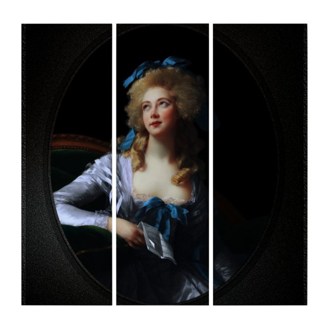 Madame Grand by Elisabeth Louise Vigee Le Brun Triptych (Front)
