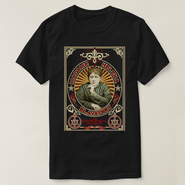 Madame Helena Blavatsky Design T-Shirt (Design Front)