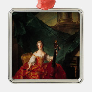 Madame Henriette de France  in Court Metal Ornament