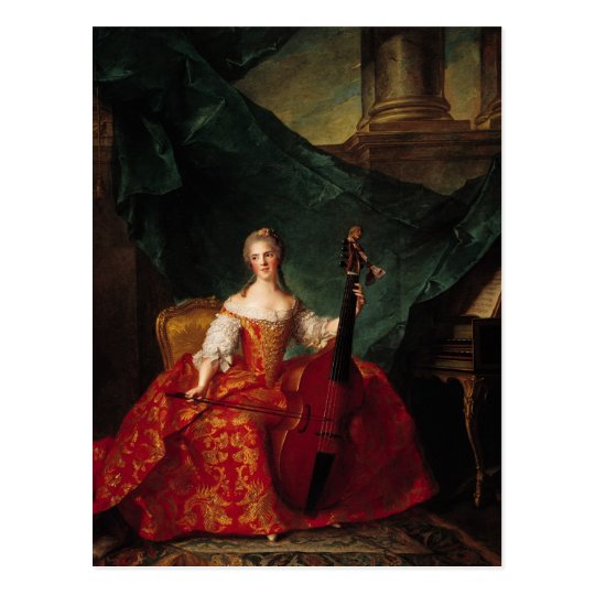 Madame Henriette de France in Court Postcard