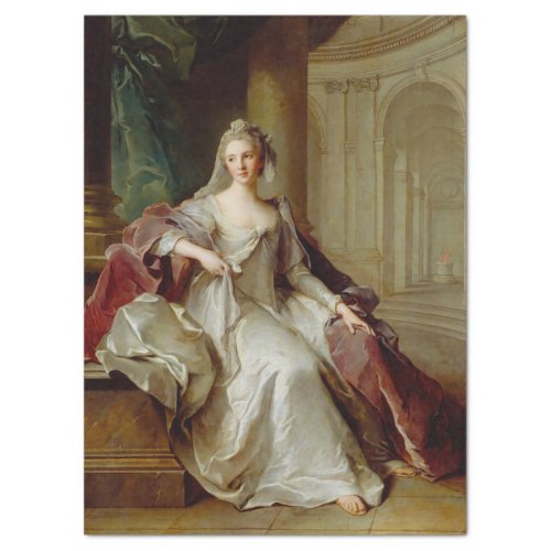 MADAME HENRIETTE DE FRANCE _ JEAN_MARC NATTIER TISSUE PAPER