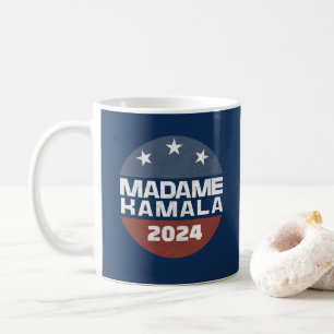Madame Kamala Harris 2024 for President Patriotic Coffee Mug
