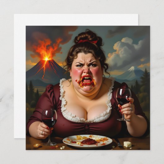 “Madame Lava-Cake”- She Blows At A Moments Notice (Front/Back)