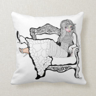 Madame Le Sofa Throw Pillow