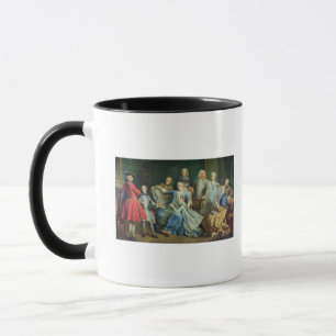 Madame Mercier Surrounded by her Family, 1731 Mug