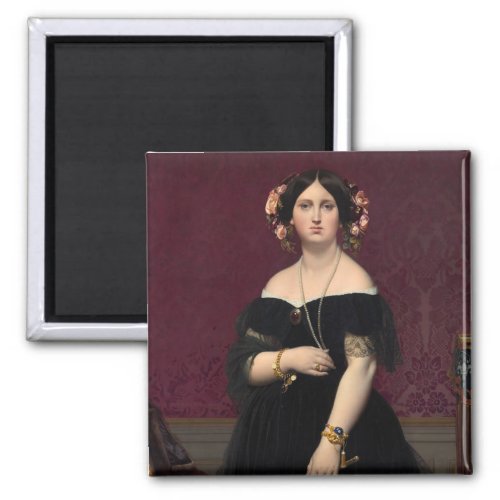 Madame Moitessier 1851 by Ingres Magnet