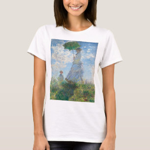 Madame Monet and Her Son by Claude Monet T-Shirt