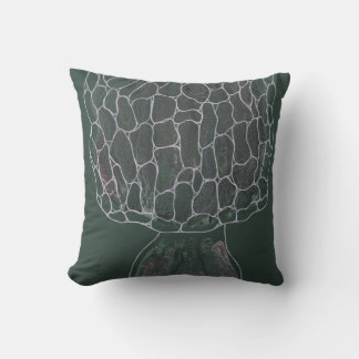 Madame Morchella Throw Pillow