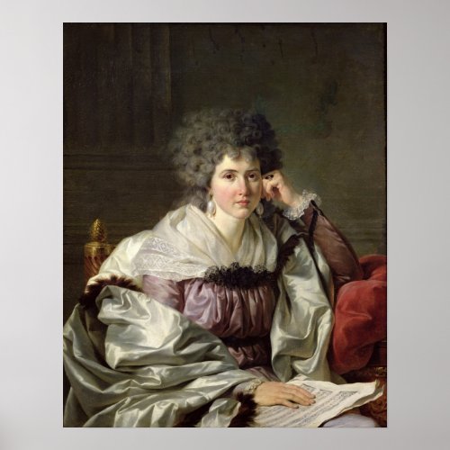 Madame Nicaise Perrin nee Catherine Deleuze Poster