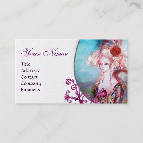 MADAME POMPADOUR BeautySalonSpa Makeup Artist Business Card