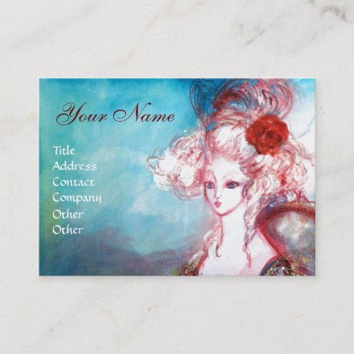 MADAME POMPADOUR BeautySalonSpa Makeup Artist Business Card