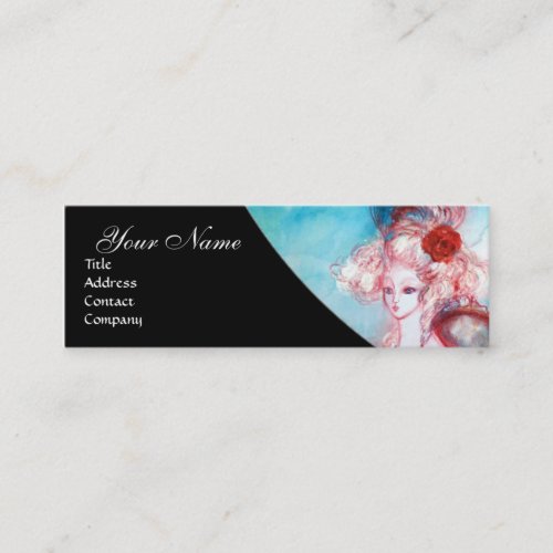 MADAME POMPADOUR BeautySalonSpa Makeup Artist Mini Business Card