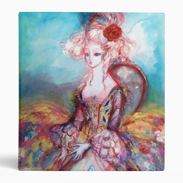 MADAME POMPADOUR  Beauty ,Spa,Makeup Artist,School Binder (Front)