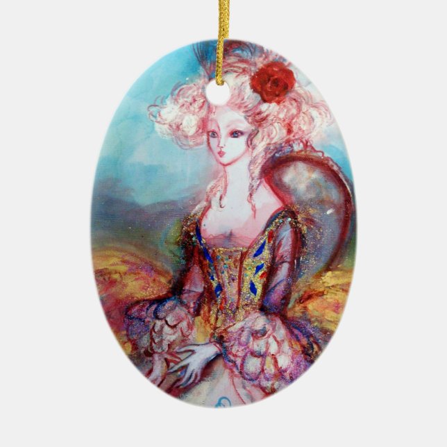 MADAME POMPADOUR CERAMIC ORNAMENT (Front)