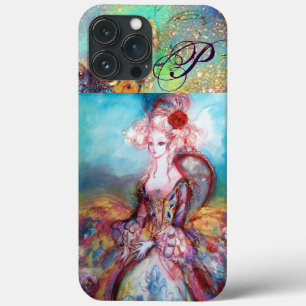 MADAME POMPADOUR , ELEGANT BEAUTY FASHION MONOGRAM iPhone 13 PRO MAX CASE