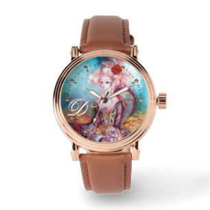 MADAME POMPADOUR ,ELEGANT BEAUTY FASHION MONOGRAM WATCH