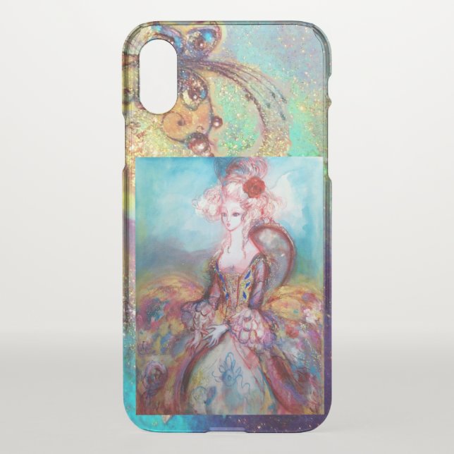 MADAME POMPADOUR ,Elegant Beauty Fashion Uncommon iPhone Case (Back)