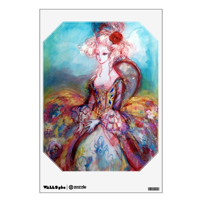 MADAME POMPADOUR ,Emerald Wall Sticker (Front)